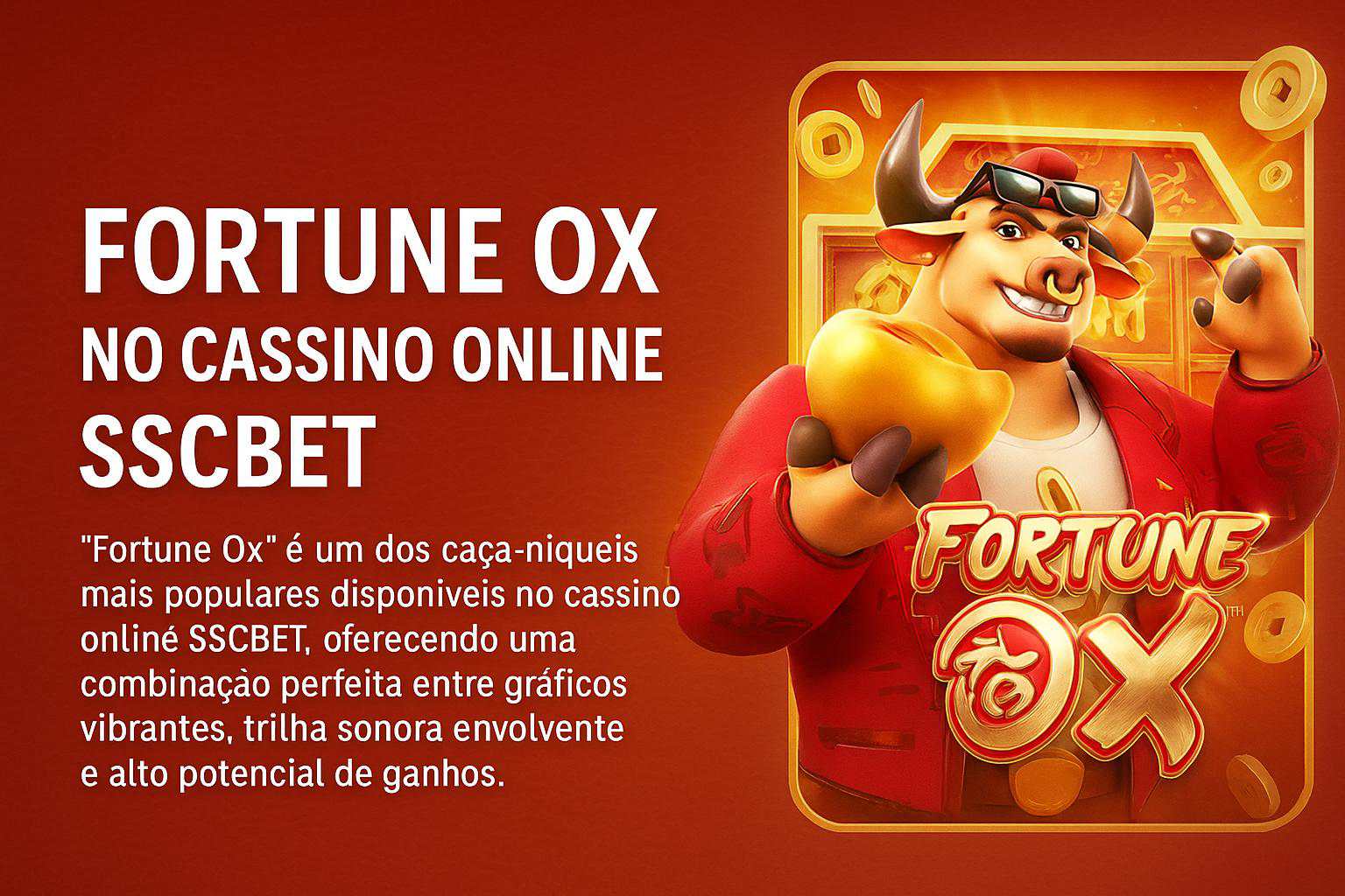 Fortune Ox no SSCBET - Aposte Agora e Reivindique Seus Ganhos
