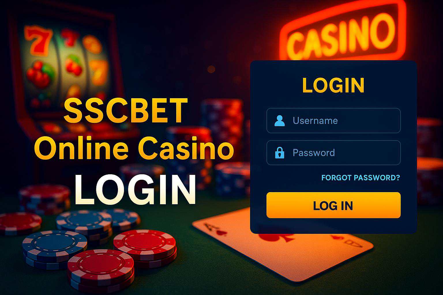 Login no Cassino SSCBET